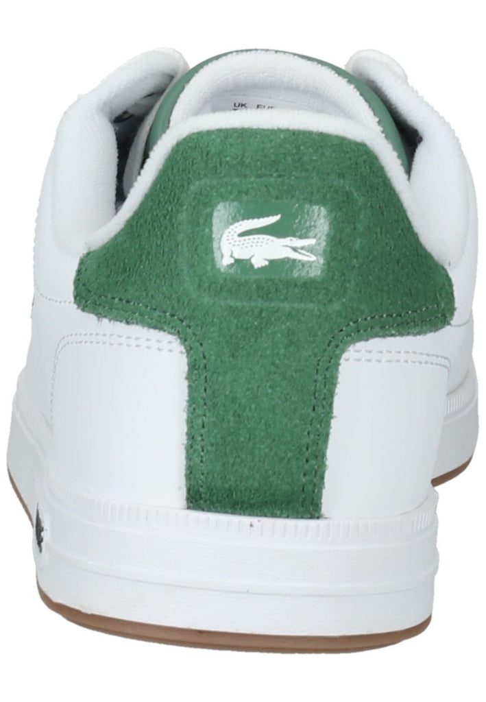 Lacoste Sneaker Leder/Textil Weiß/Grün