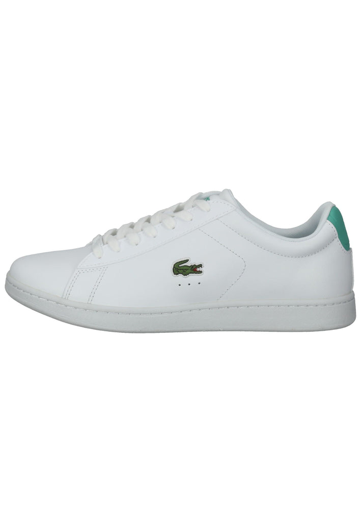 Lacoste Sneaker Leder/Textil Weiß/Grün