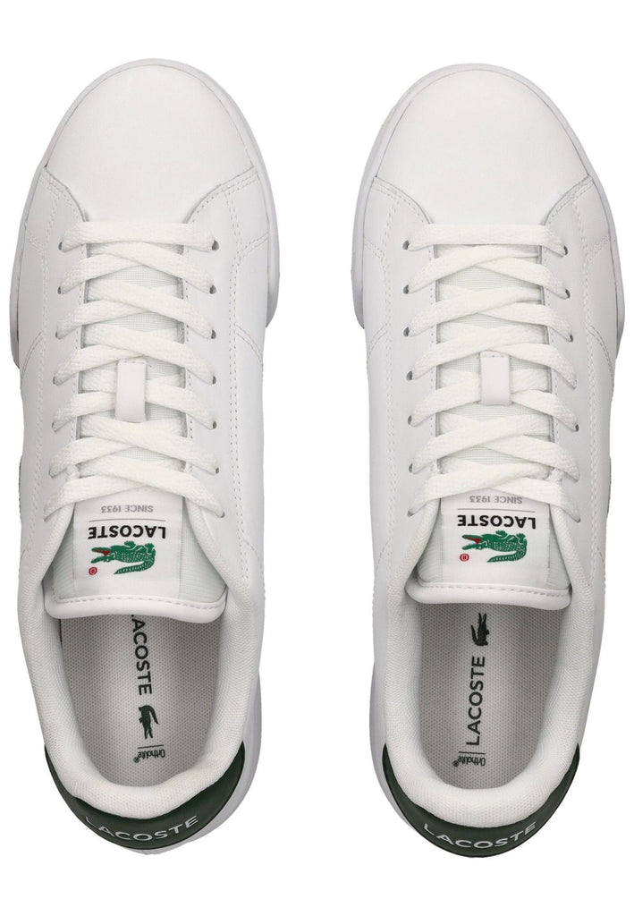 Lacoste Sneaker Leder/Textil Weiß/Grün