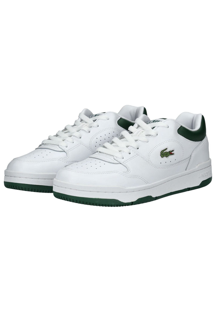 Lacoste Sneaker Leder/Textil Weiß/Grün