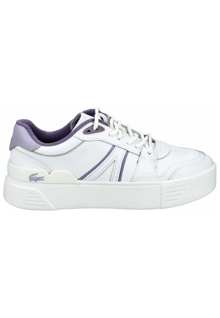 Lacoste Sneaker Leder/Textil Weiß/Lila