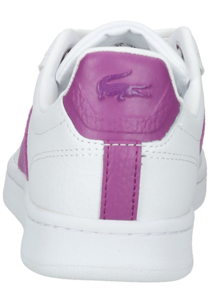 Lacoste Sneaker Leder/Textil Weiß/Lila