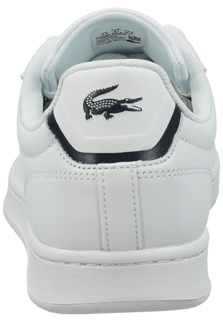 Lacoste Sneaker Leder/Textil Weiß/Navy