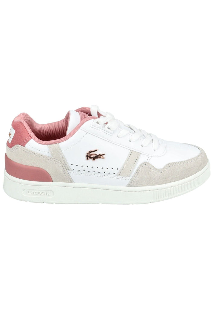 Lacoste Sneaker Leder/Textil Weiß/Pink