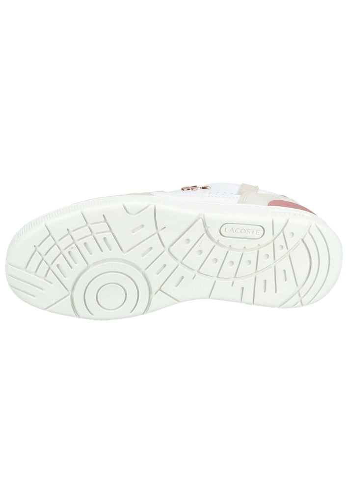 Lacoste Sneaker Leder/Textil Weiß/Pink