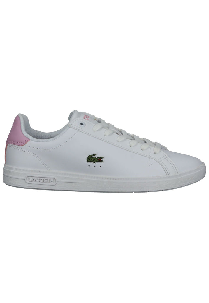 Lacoste Sneaker Leder/Textil Weiß/Pink