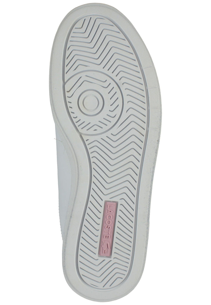 Lacoste Sneaker Leder/Textil Weiß/Pink