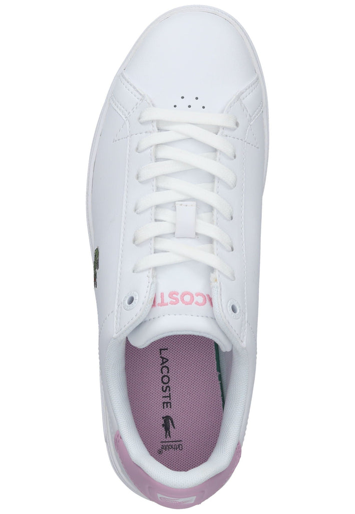 Lacoste Sneaker Leder/Textil Weiß/Pink