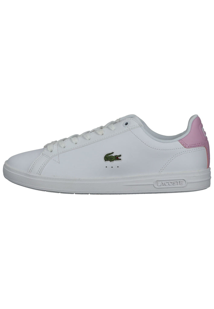 Lacoste Sneaker Leder/Textil Weiß/Pink