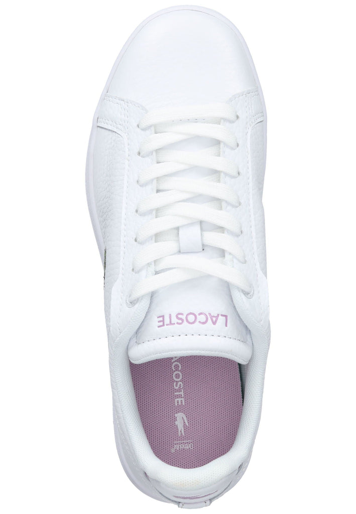 Lacoste Sneaker Leder/Textil Weiß/Pink