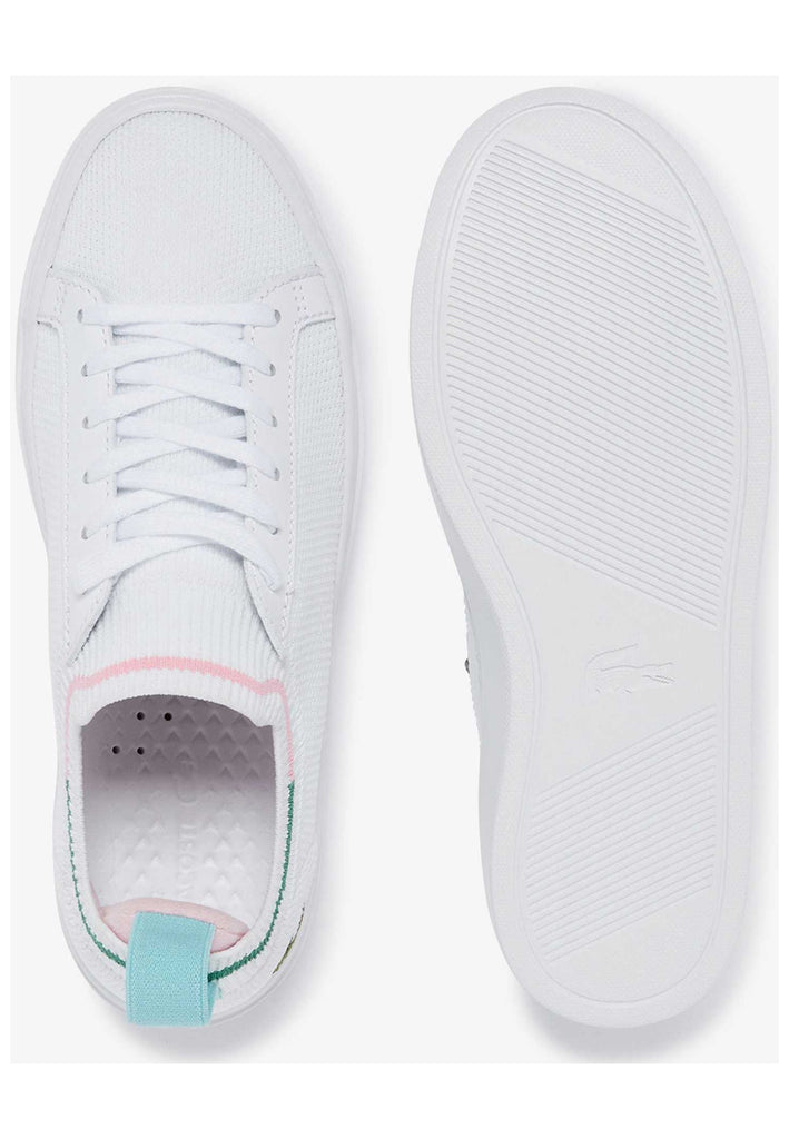 Lacoste Sneaker Leder/Textil Weiß/Pink