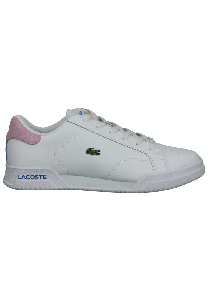 Lacoste Sneaker Leder/Textil Weiß/Rosa