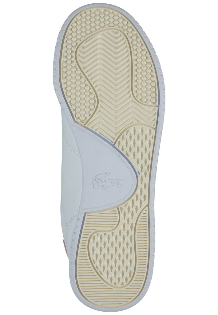 Lacoste Sneaker Leder/Textil Weiß/Rosa