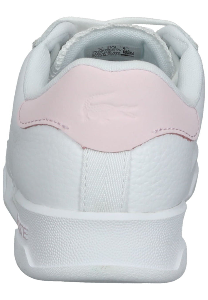 Lacoste Sneaker Leder/Textil Weiß/Rosa