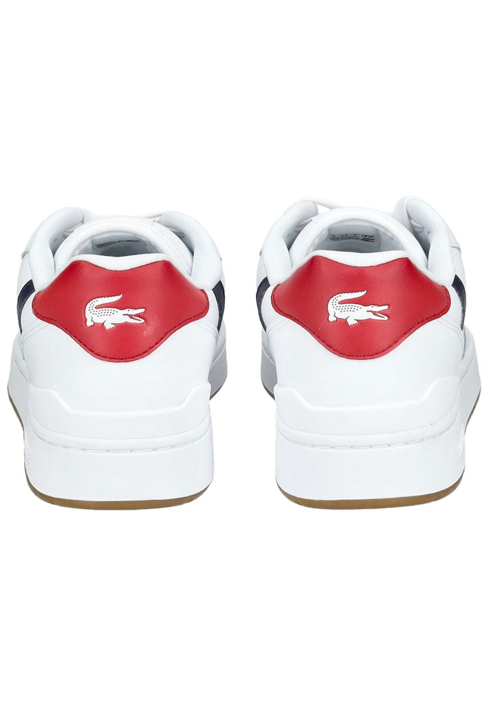 Lacoste Sneaker Leder/Textil Weiß/Rot