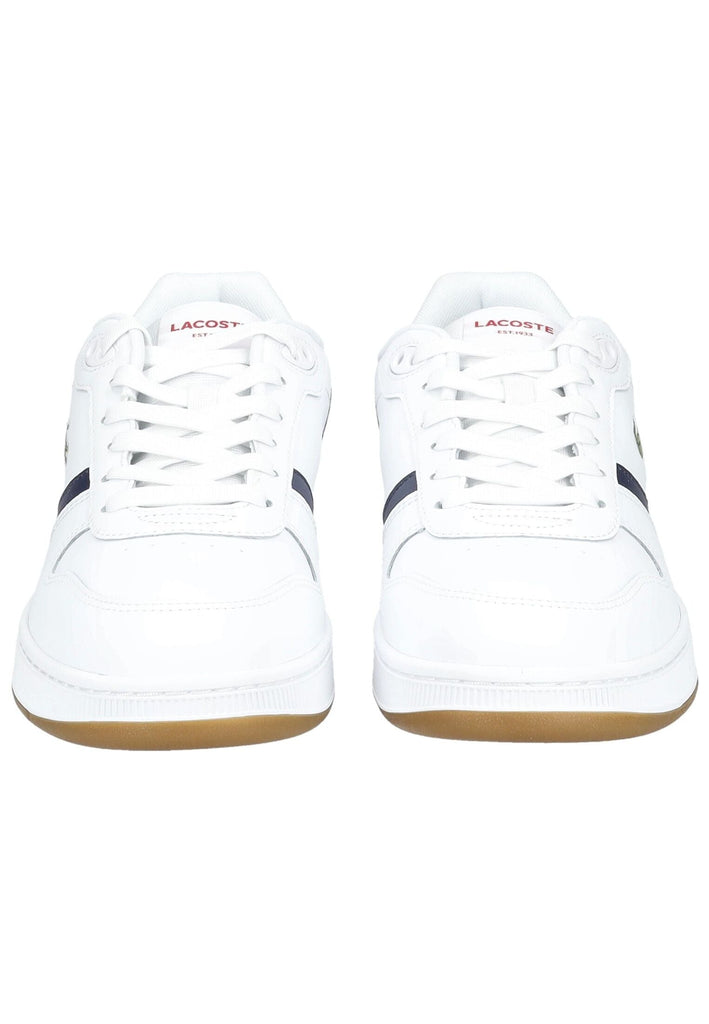 Lacoste Sneaker Leder/Textil Weiß/Rot