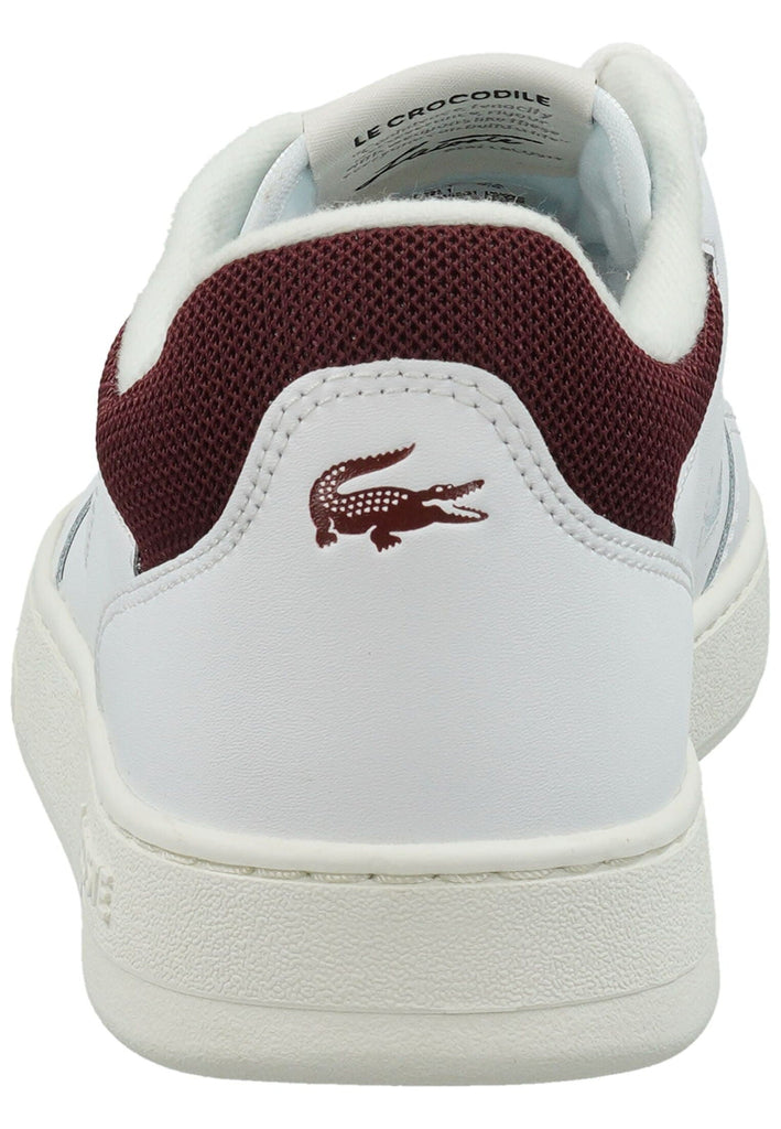 Lacoste Sneaker Leder/Textil Weiß/Rot