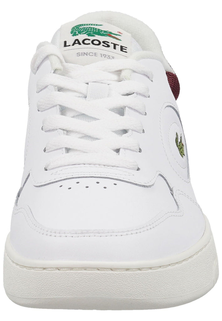 Lacoste Sneaker Leder/Textil Weiß/Rot