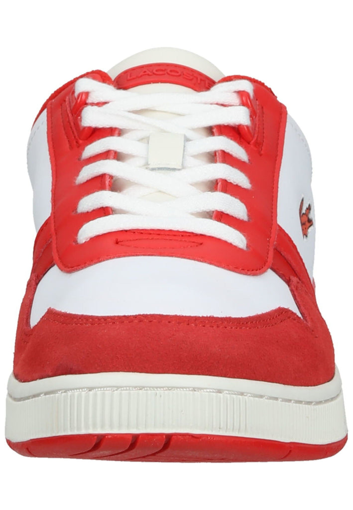 Lacoste Sneaker Leder/Textil Weiß/Rot