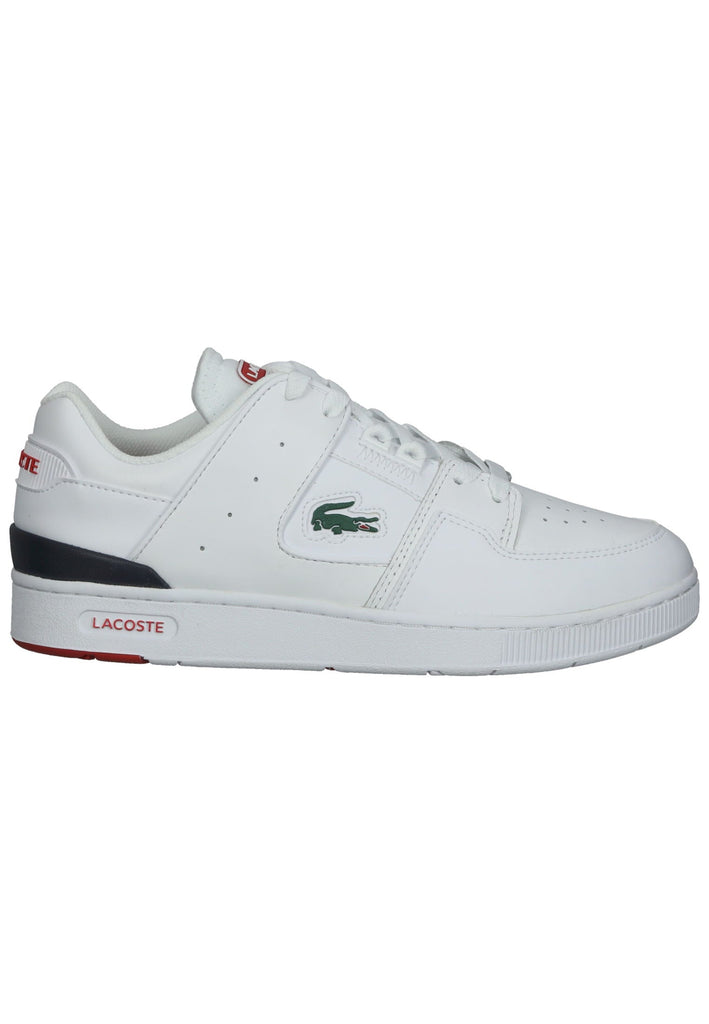 Lacoste Sneaker Leder/Textil Weiß/Rot