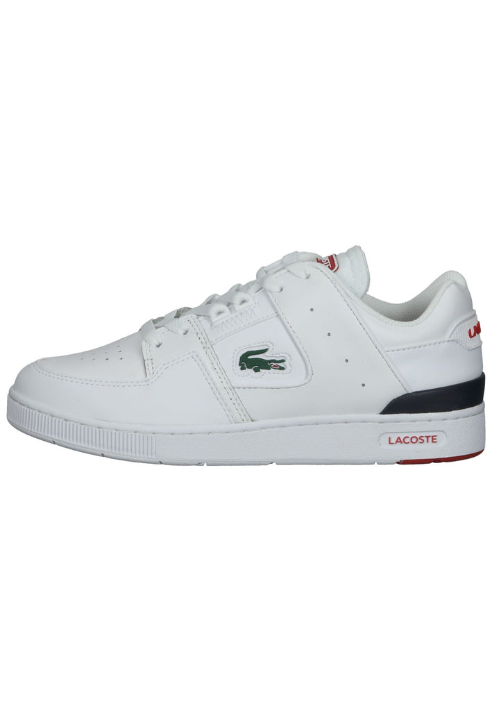 Lacoste Sneaker Leder/Textil Weiß/Rot