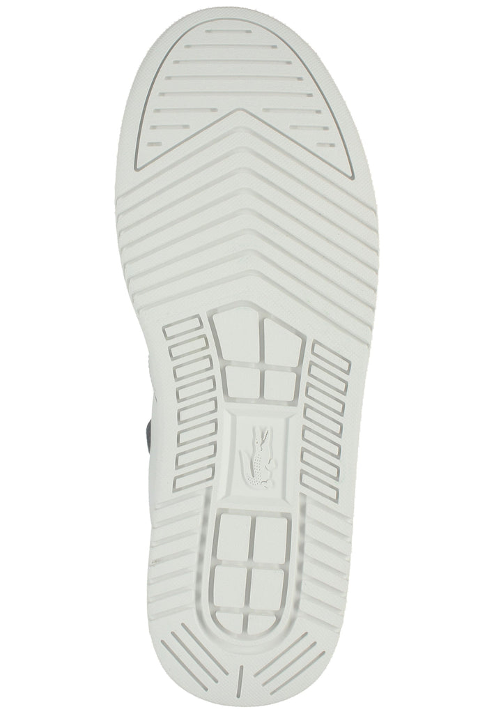 Lacoste Sneaker Leder/Textil Weiß/Schwarz