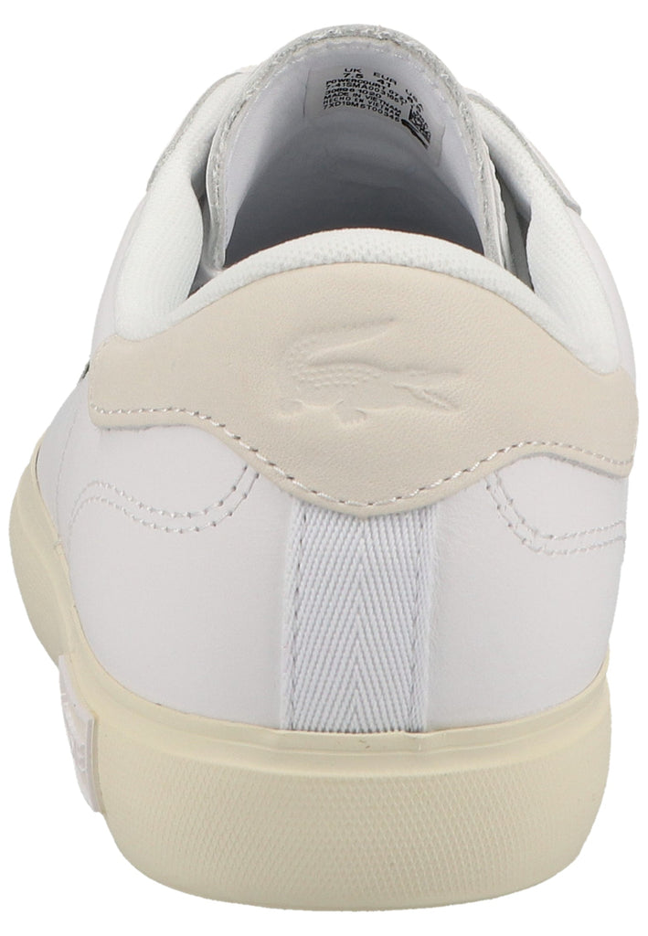 Lacoste Sneaker Leder Weiß