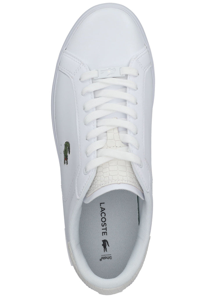 Lacoste Sneaker Leder Weiß/Beige