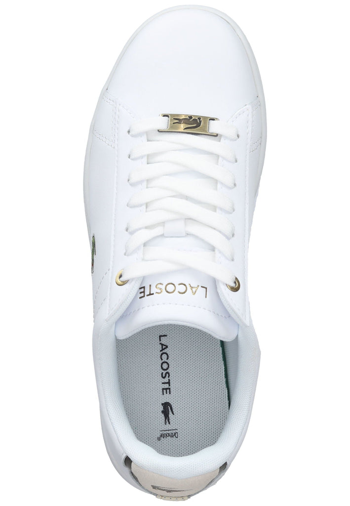 Lacoste Sneaker Leder Weiß/Beige
