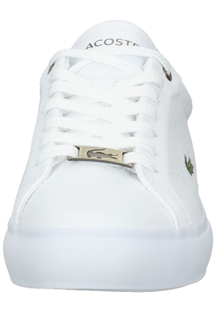 Lacoste Sneaker Leder Weiß/Beige