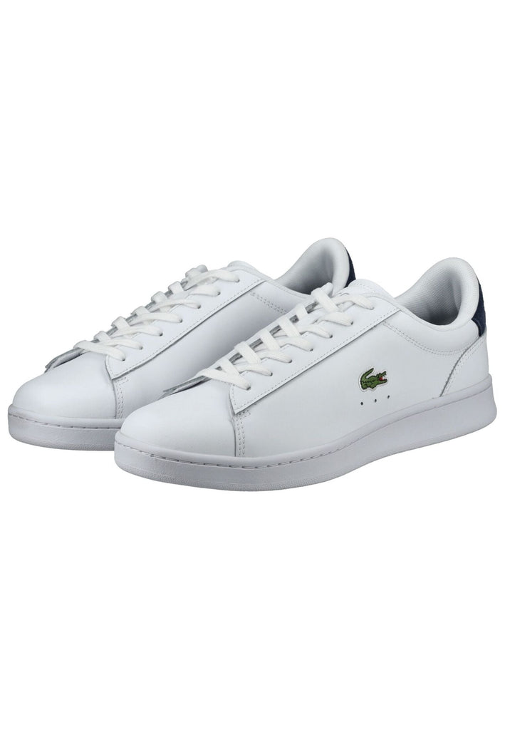 Lacoste Sneaker Leder Weiß/Blau
