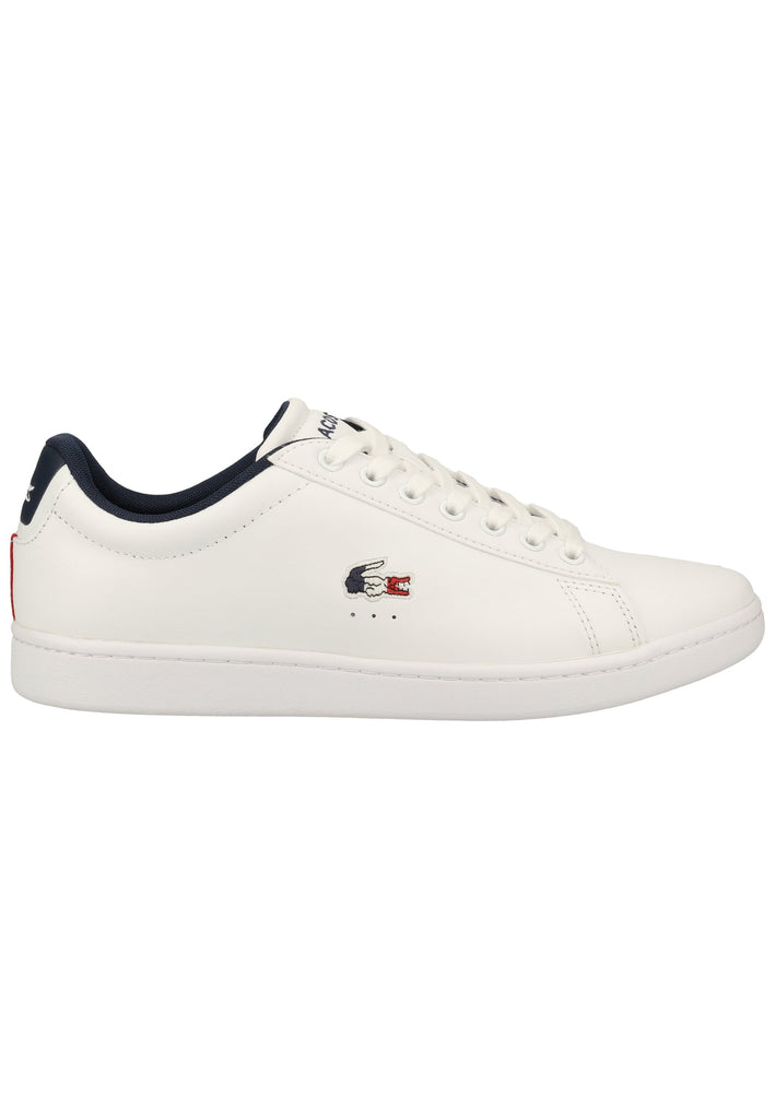 Lacoste Sneaker Leder Weiß/Blau