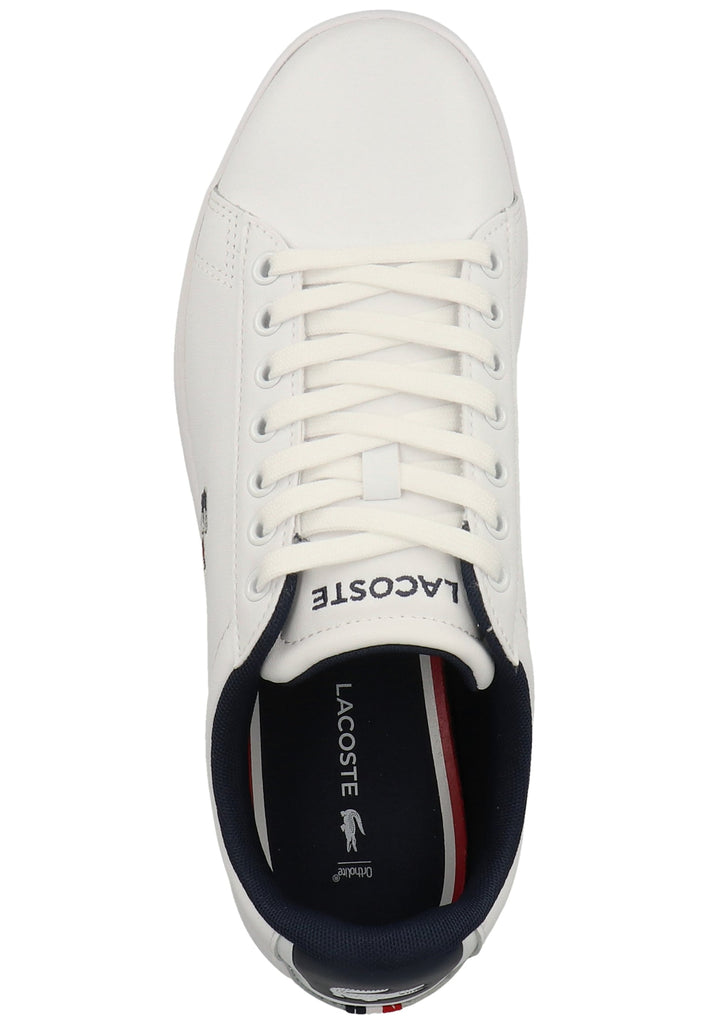 Lacoste Sneaker Leder Weiß/Blau