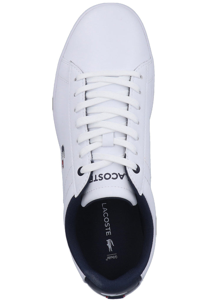 Lacoste Sneaker Leder Weiß/Blau