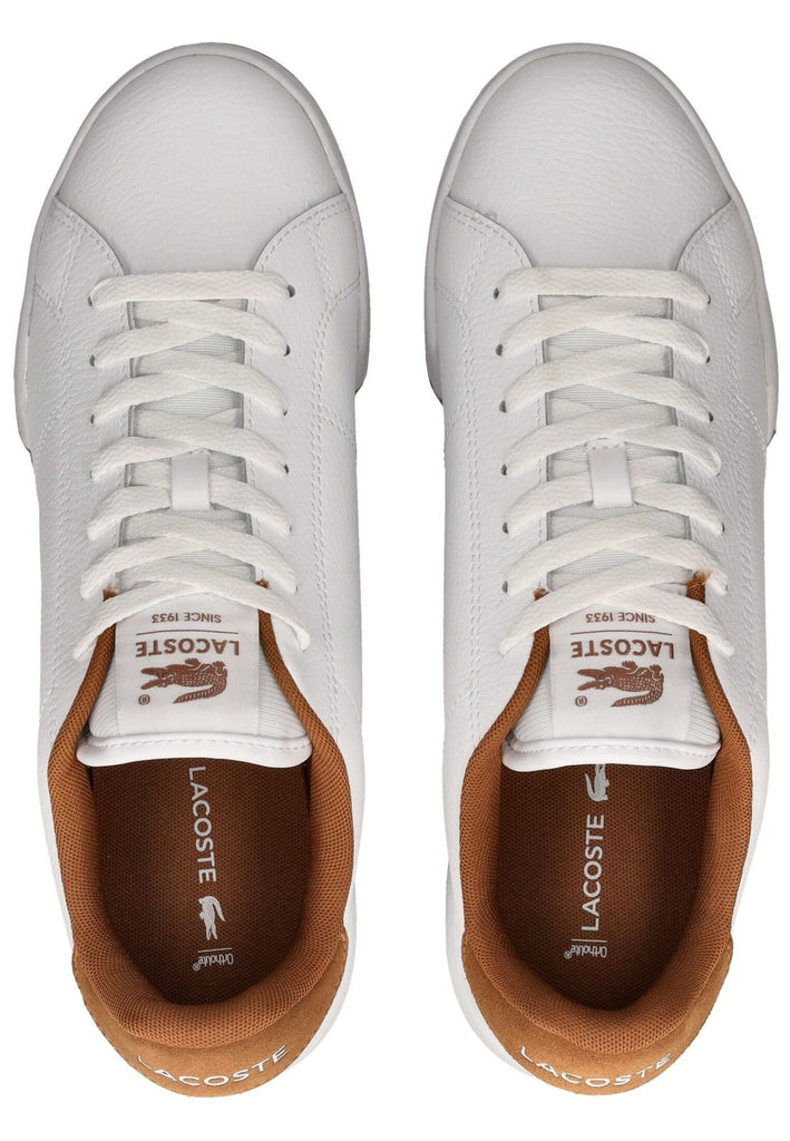 Lacoste Sneaker Leder Weiß/Braun