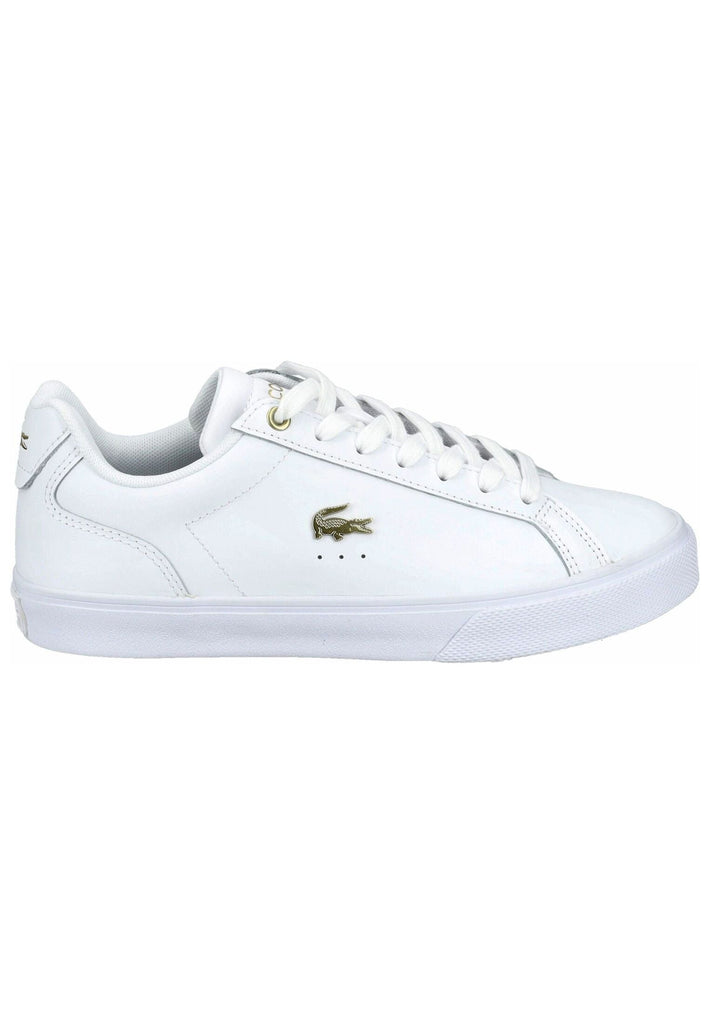 Lacoste Sneaker Leder Weiß/Gold