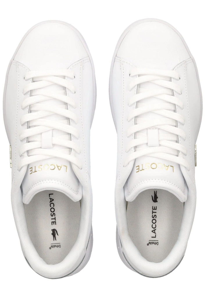 Lacoste Sneaker Leder Weiß/Gold