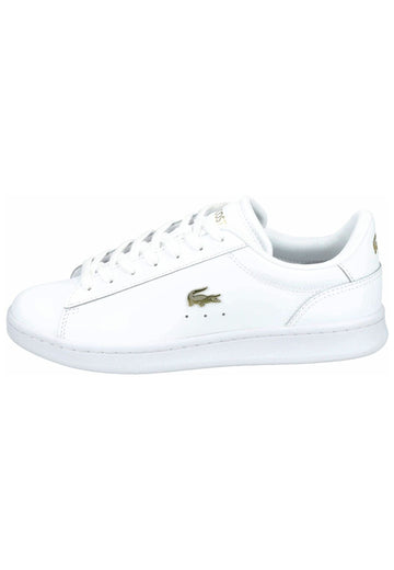 Lacoste Sneaker Leder Weiß/Gold