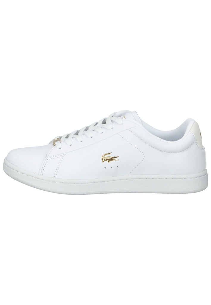 Lacoste Sneaker Leder Weiß/Gold