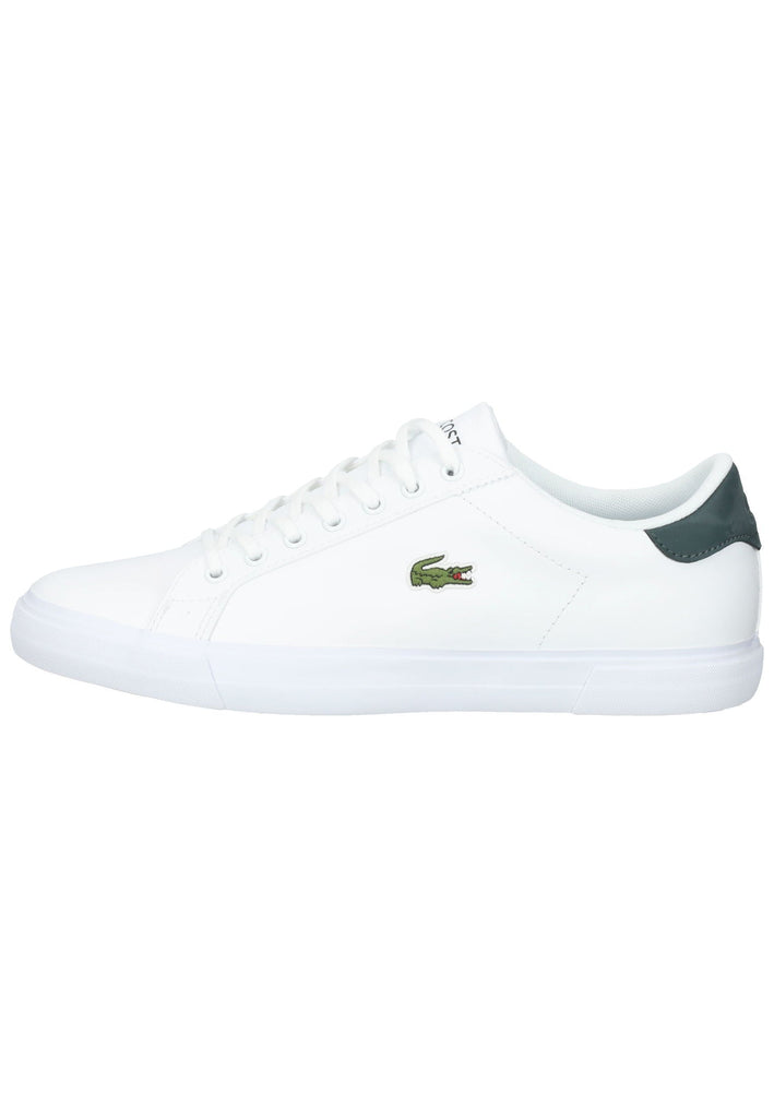 Lacoste Sneaker Leder Weiß/Grün