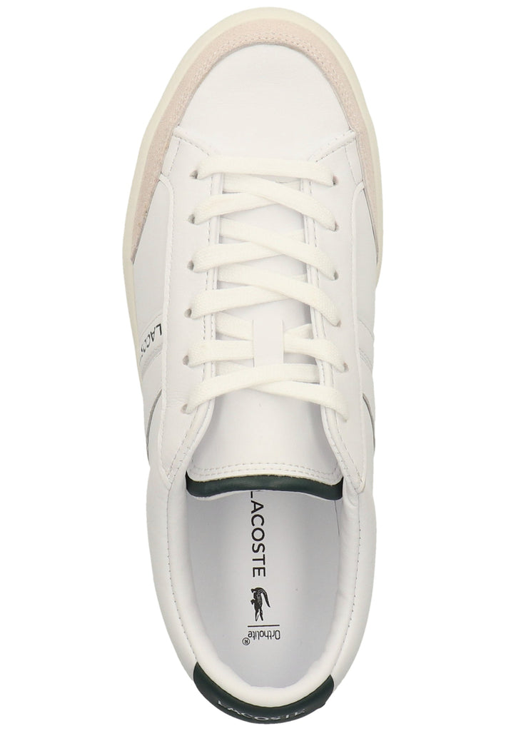 Lacoste Sneaker Leder Weiß/Grün