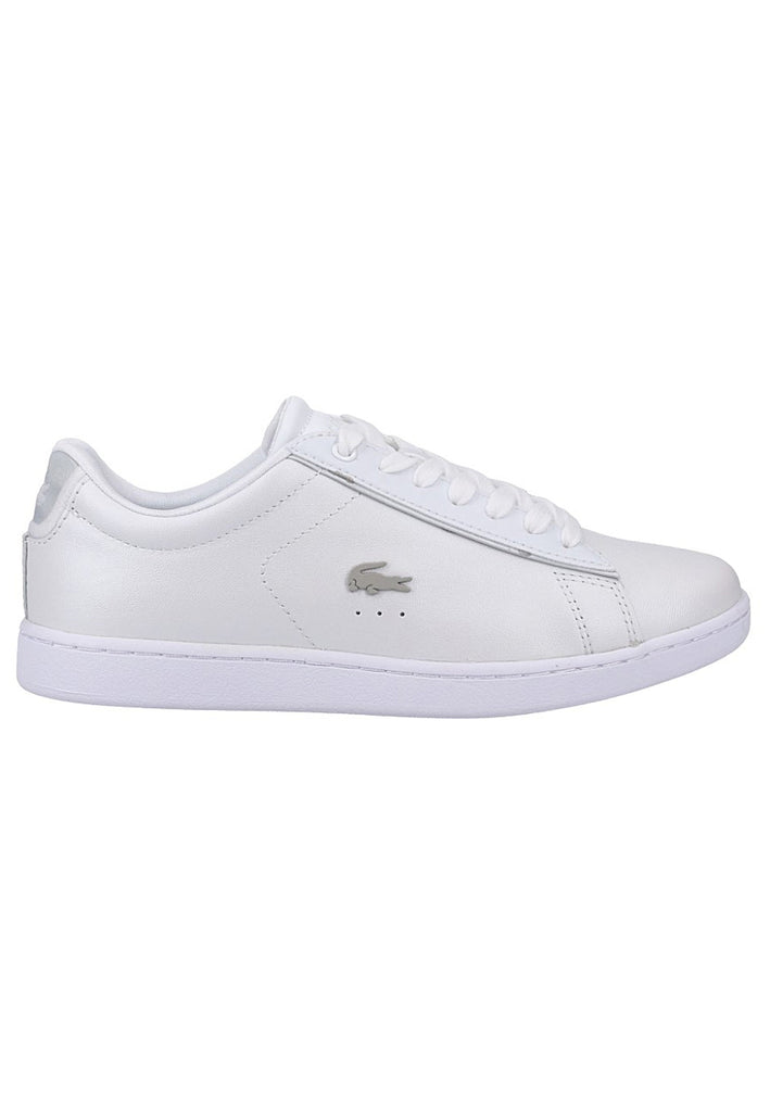 Lacoste Sneaker Leder Weiß/Hellgrau