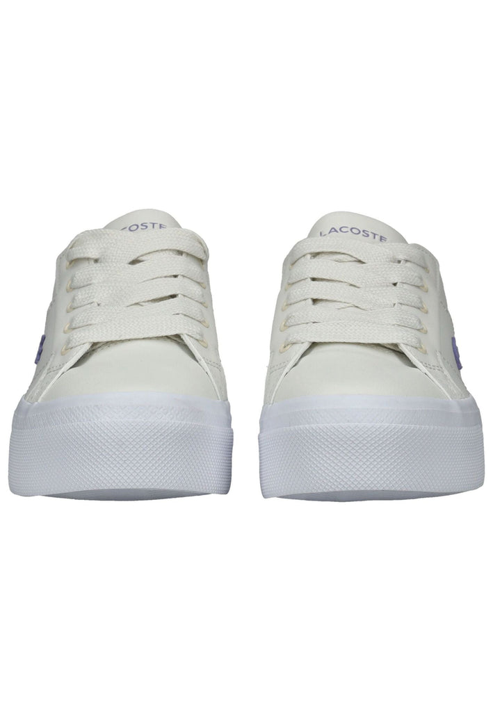 Lacoste Sneaker Leder Weiß/Lila