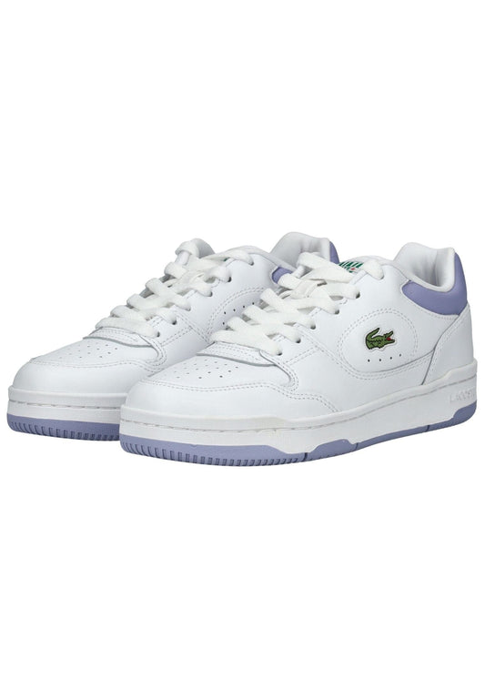 Lacoste Sneaker Leder Weiß/Lila