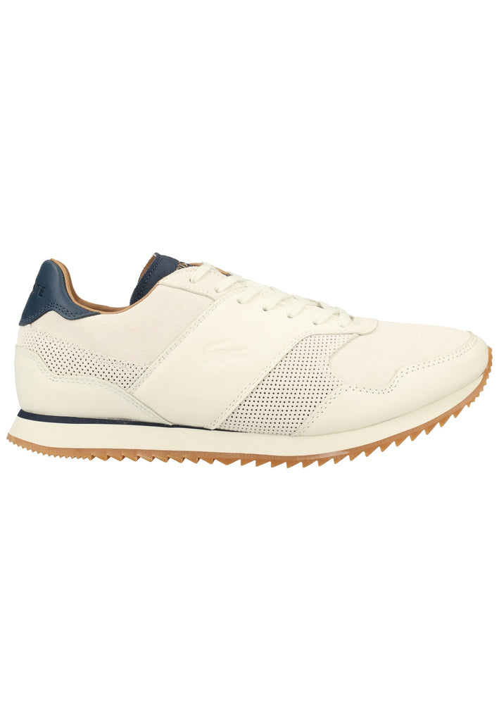 Lacoste Sneaker Leder Weiß/Navy