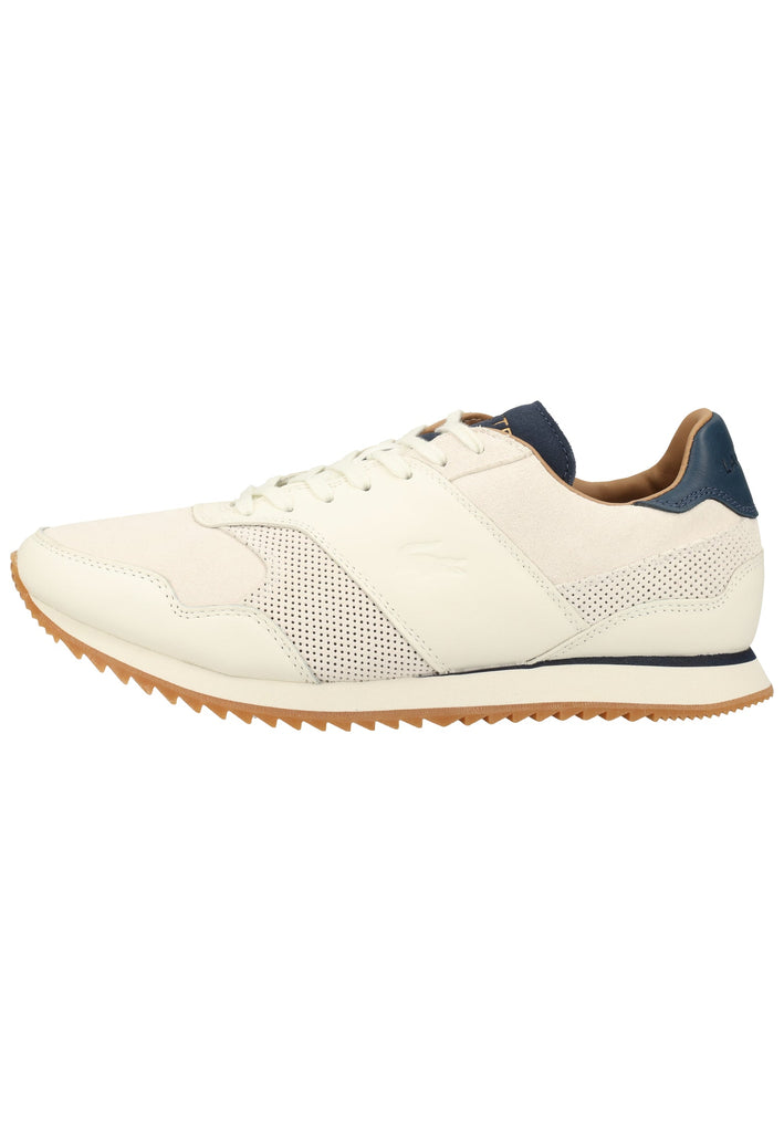 Lacoste Sneaker Leder Weiß/Navy