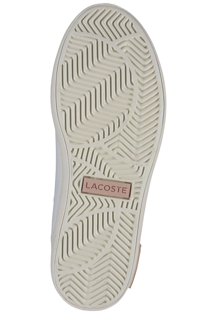 Lacoste Sneaker Leder Weiß/Pink