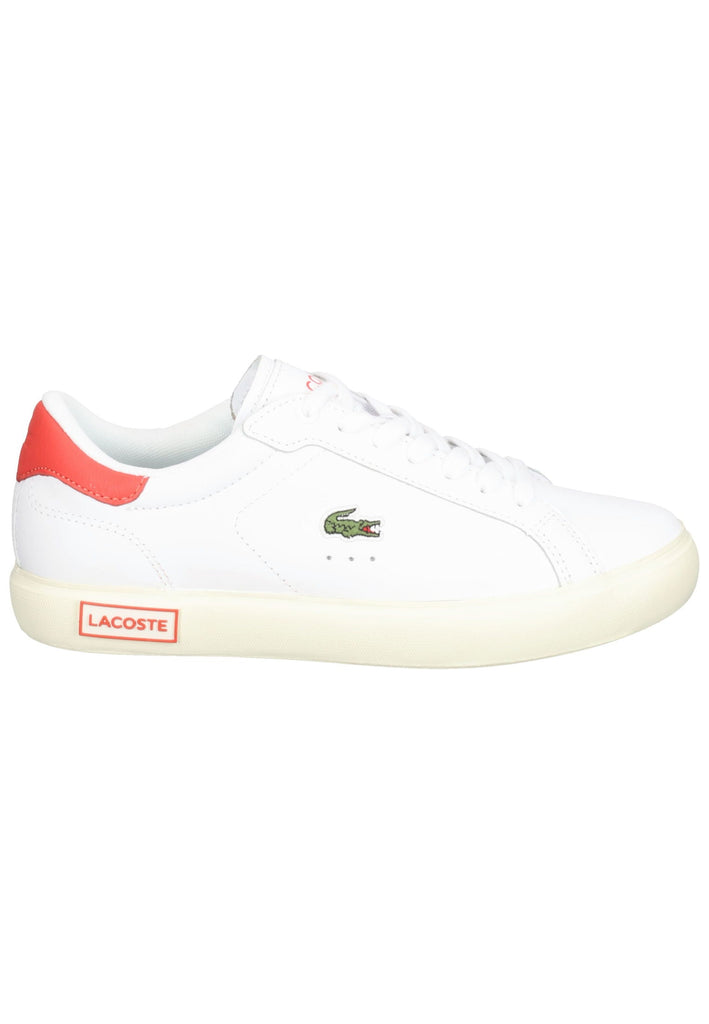Lacoste Sneaker Leder Weiß/Pink