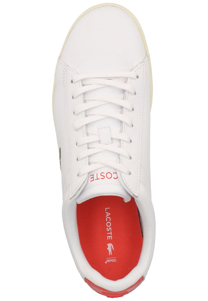 Lacoste Sneaker Leder Weiß/Pink