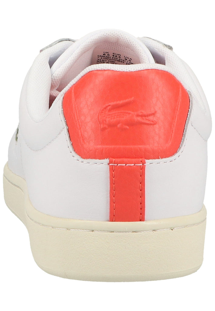 Lacoste Sneaker Leder Weiß/Pink